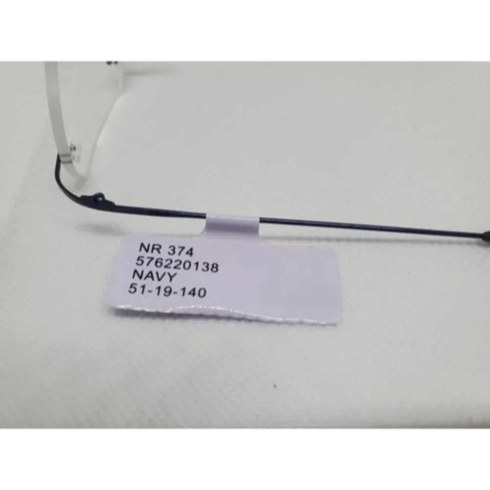 Naturally Rimless NR-374 Eyeglasses Navy 51-19-140